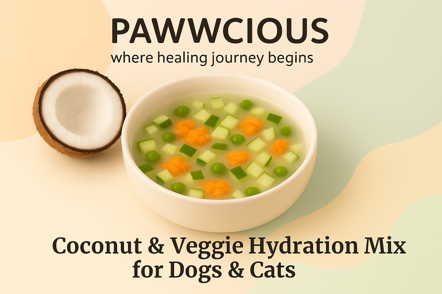Coconut & Veggie Hydration Mix for Dogs & Cats