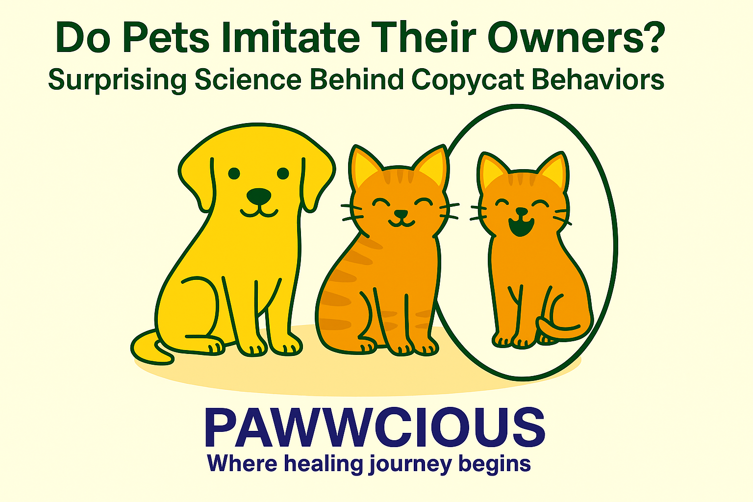 Pets often mirror human moods, routines, and actions. Discover the science of copycat behavior in dogs and cats.