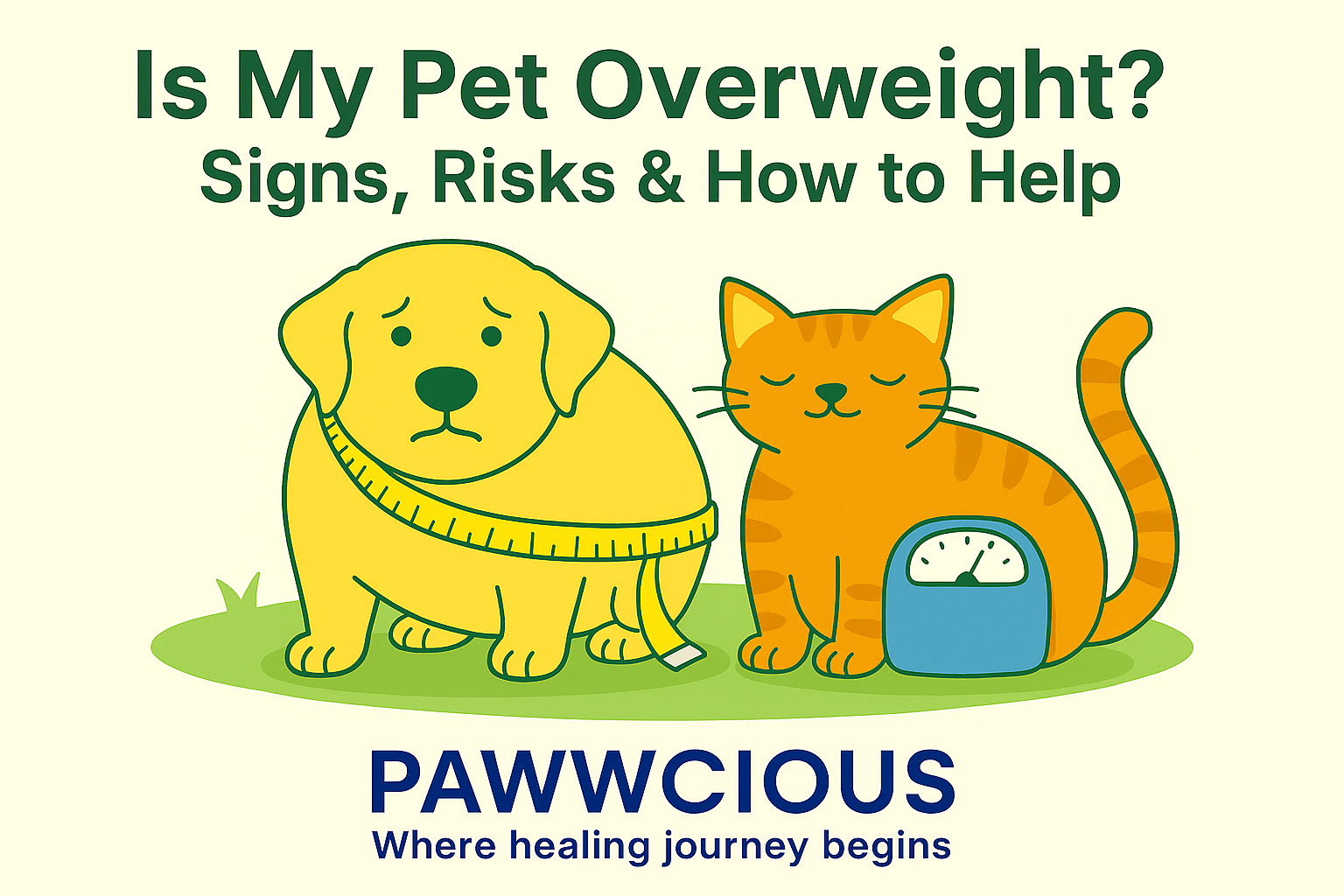 Learn signs of pet obesity, risks, and safe solutions.