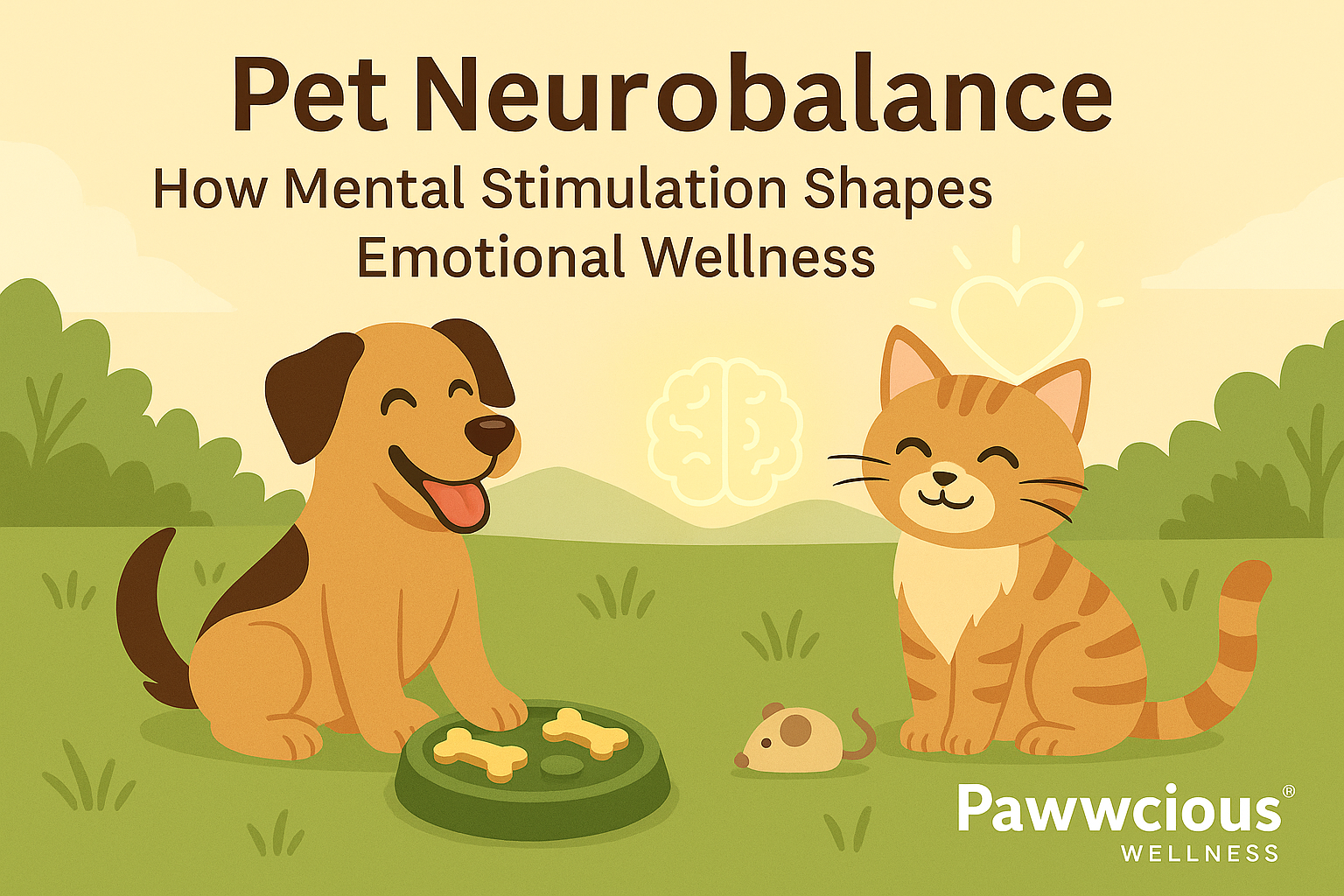 Pawwcious® Wellness Blog – Discover how mental stimulation nurtures emotional balance and happiness in your pet 🧠🐾
