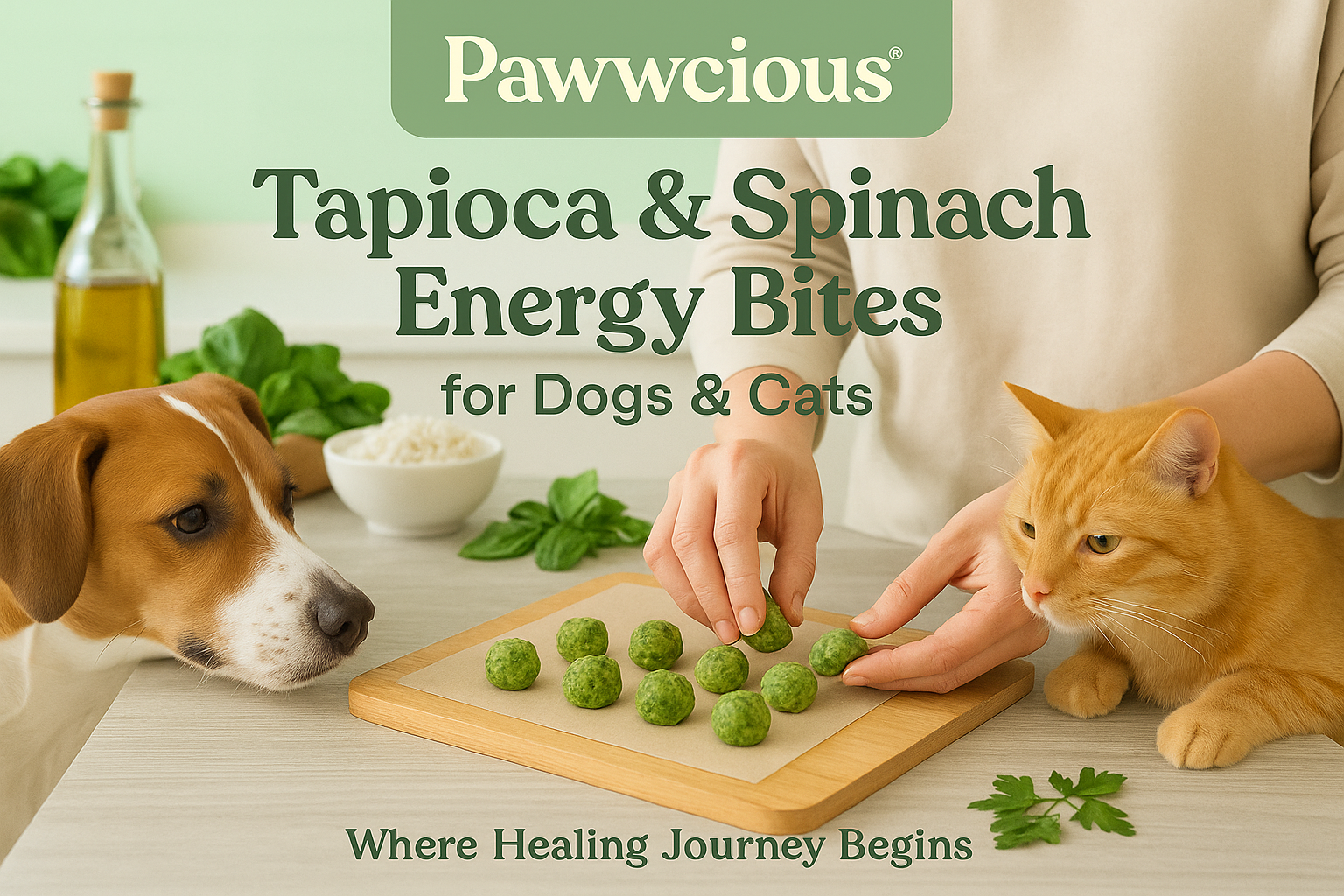 Light, chewy, and nutrient-rich bites made with tapioca pearls and spinach for gentle, sustained energy