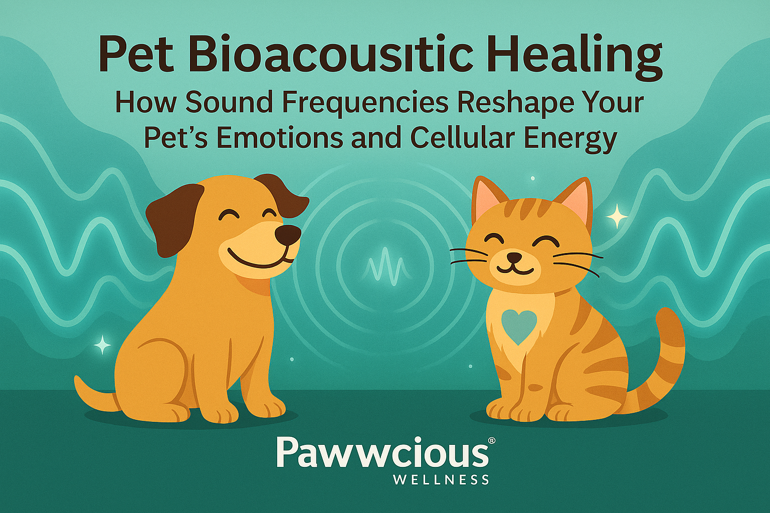 Pawwcious® Wellness Blog – How Sound Frequencies Reshape Your Pet’s Emotions and Cellular Energy 🎵💚