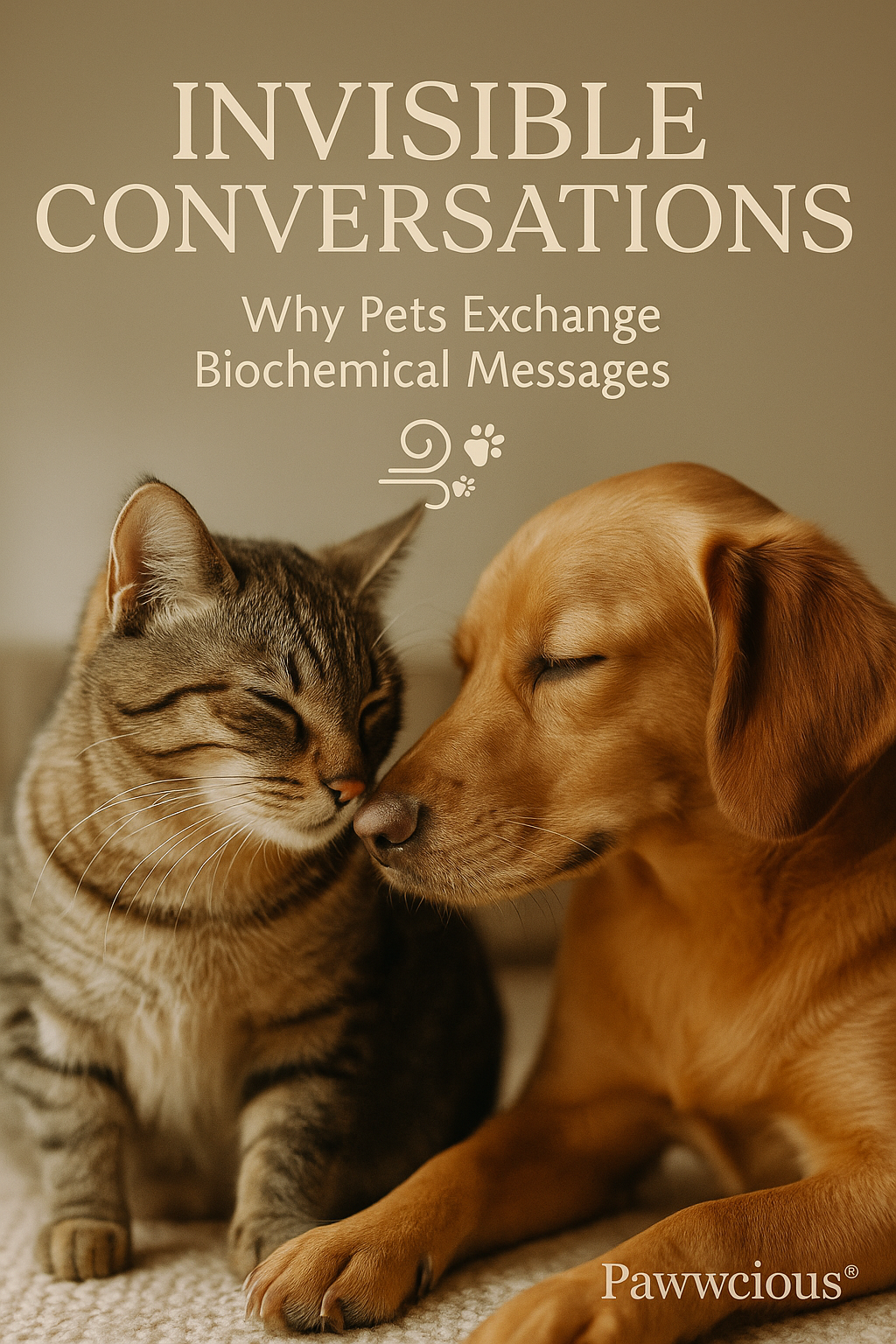 Pets communicate through invisible biochemical messages. Explore their silent conversations