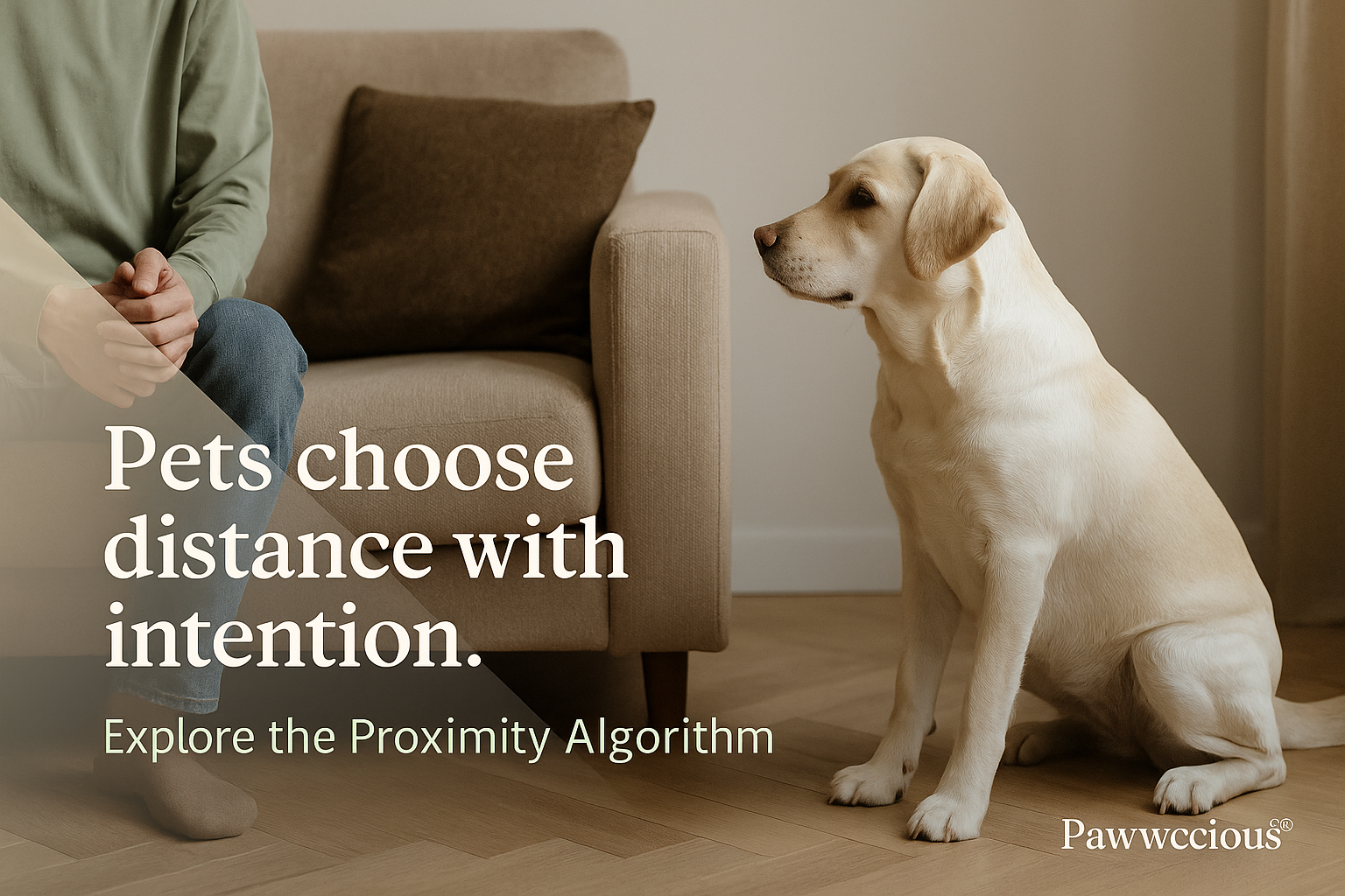 Pets choose distance with intention. Explore the Proximity Algorithm. 🐾📏