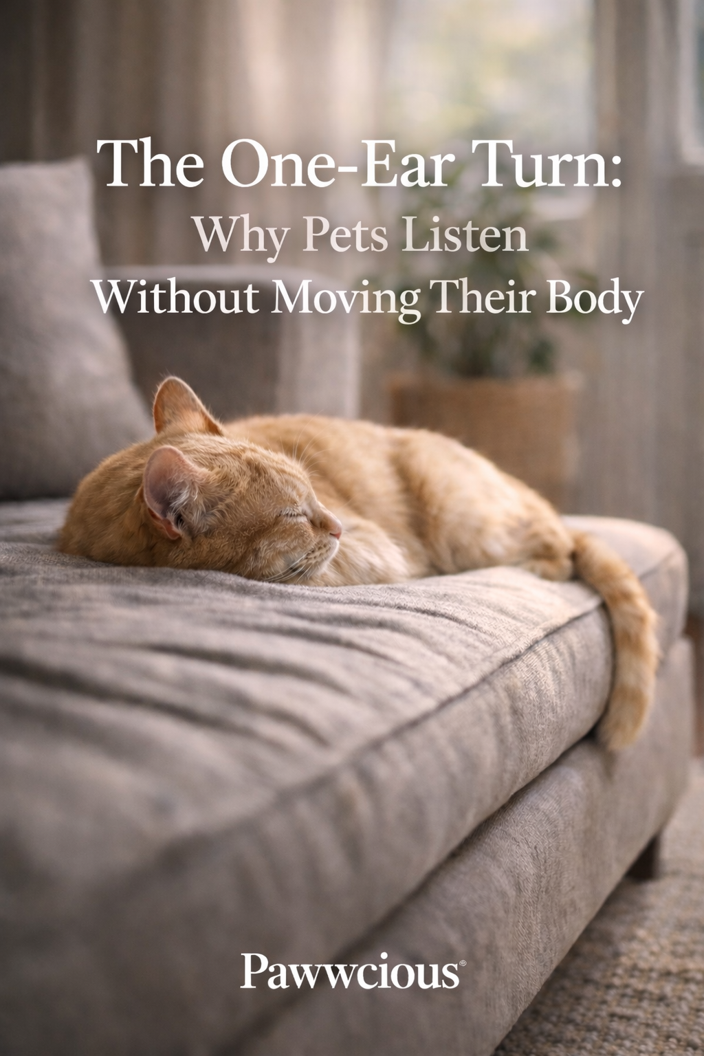 Listening doesn’t always require movement.