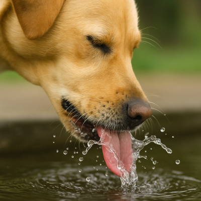 Your pet’s splash pattern is a window into their brain–body coordination.