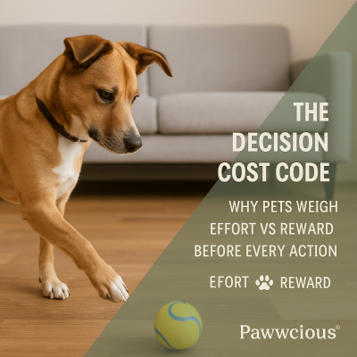 Pets calculate effort vs reward before every action. Explore the Decision Cost Code.