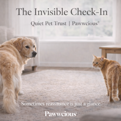 Sometimes reassurance is just a glance.