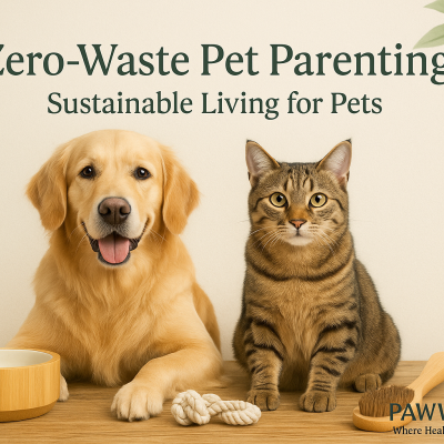 Every eco choice counts! Learn how to raise your pet sustainably with Pawwcious® – Where Healing Journey Begins. 🌏🐾