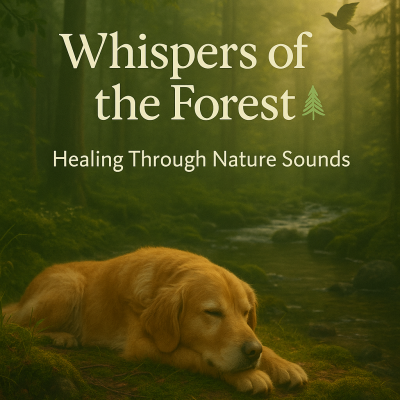 Let your pet unwind with the healing rhythm of nature. Whispers of the Forest 🌲 – where calmness and love take root. #Pawwcious