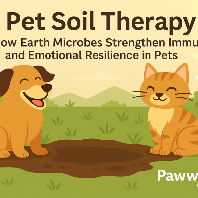 Pawwcious® Wellness Blog – How Earth microbes strengthen your pet’s immunity and happiness through natural soil contact 🌿🐾
