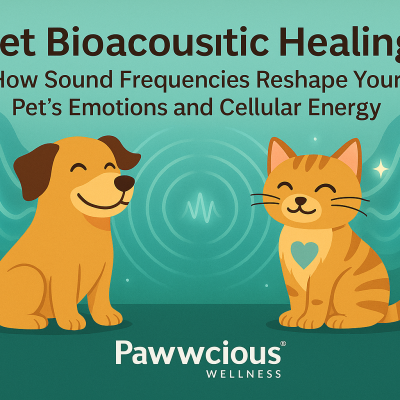 Pawwcious® Wellness Blog – How Sound Frequencies Reshape Your Pet’s Emotions and Cellular Energy 🎵💚
