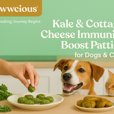 Wholesome green patties packed with antioxidants, protein, and love — crafted to boost pet immunity naturally.